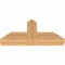 Ekena Millwork Portland Timber Gable Bracket, Western Red Cedar, 36"W x 16"H x 5 1/2"D x 5 1/2"F, 11/12 Pitch GBW036X16X0606POR00SWR - alternate 4